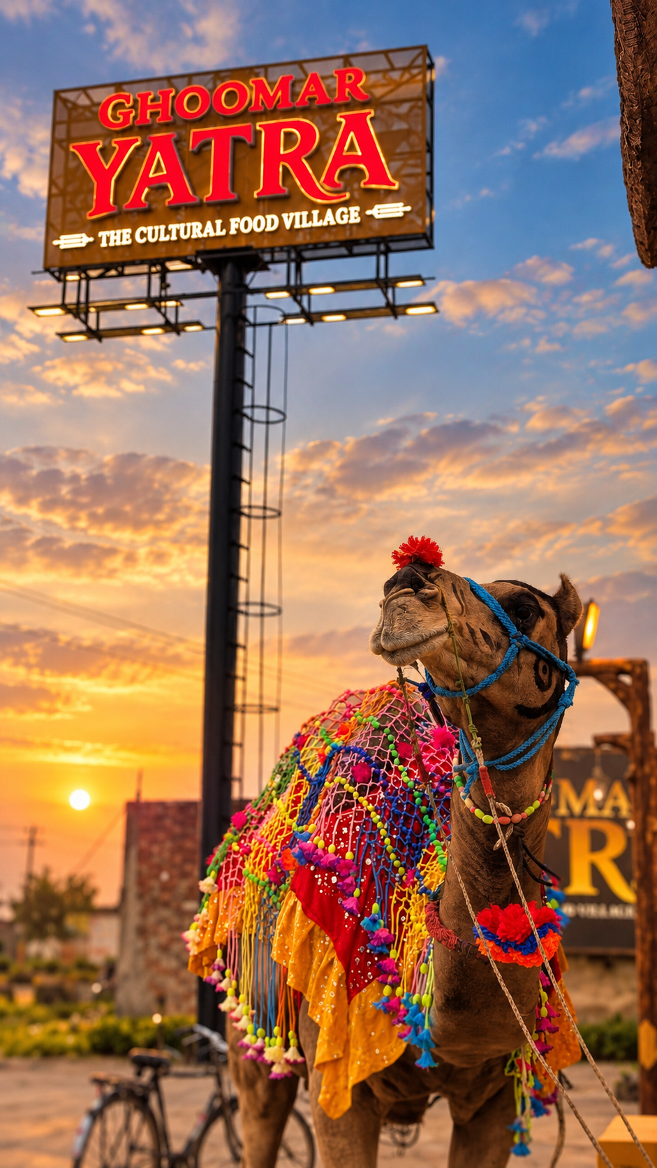 Ghoomar Yatra Grand Entrance and Camel